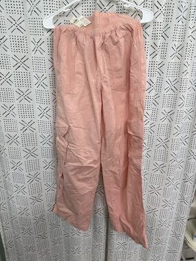 aerie Blush Pink Smocked Waist Pants